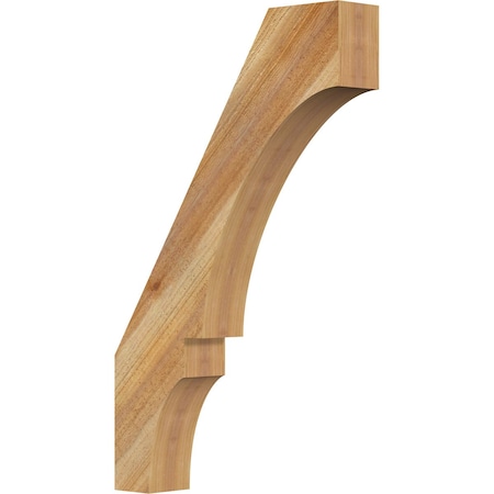Ekena Millwork 4"W x 20"D x 32"H Balboa Rough Sawn Knee Brace, Western Red Cedar BRC04X20X32BOA00RWR